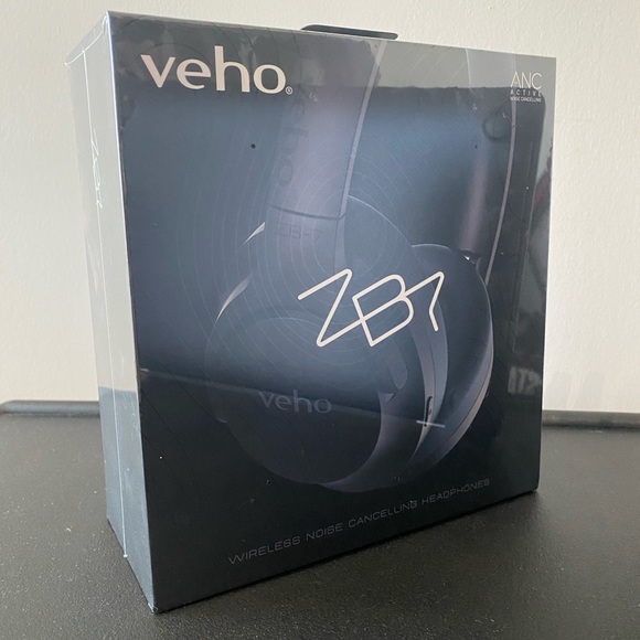 ZB7 Over-Ear Wireless Headphones - Black - Picture 1 of 5
